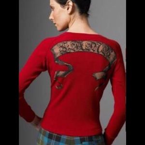 L.A.M.B. Ribbon Graphic Raglan Thermal